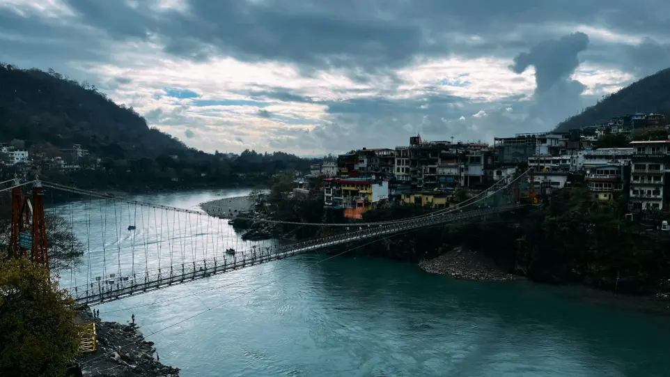 A view of a bridge over a river